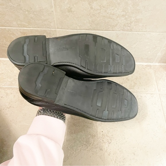 Salvatore Ferragamo Leather Dress Loafers - Picture 6 of 10